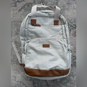 Mommore Diaper Bag Backpack with Changing Station - Beige